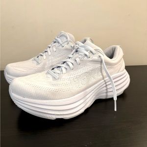 Hoka Bondi 8 all white
